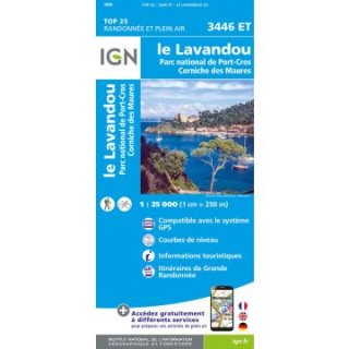 3446 ET Le Lavandou 1:25.000