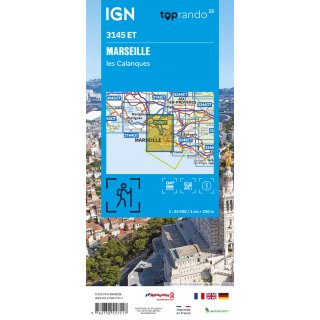 3145 ET Marseille 1:25.000