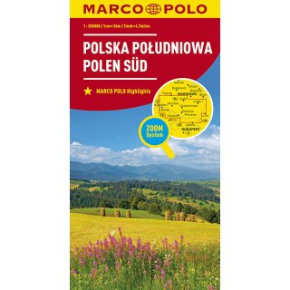 Marco Polo Polen Süd 1:300.000