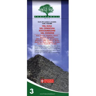 3 Val di Susa/Val Cenischia/Rocciamelone/Val Chisone 1:25.000