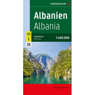 Albanien  Kosovo Montenegro 1:400.000