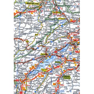 Alpenstrassen 1:750.000