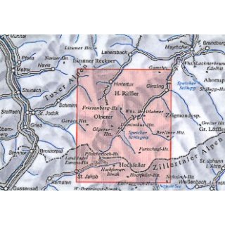 35/2 Zillertaler Alpen (Mitte) 1:25.000