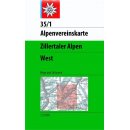 35/2 Zillertaler Alpen (Mitte) 1:25.000