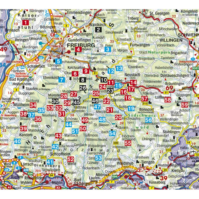 schwarzwald tourist map
