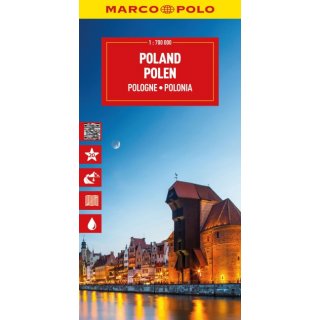 Marco Polo Polen 1:800.000