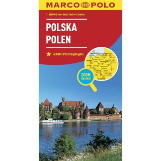 Marco Polo Polen 1:800.000