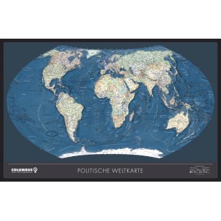 Satellitenkarte/Politische Weltkarte