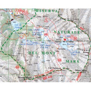12 Basse Valli dAyas e Gressoney 1:25.000