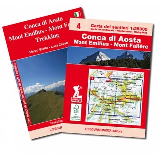 04 Conca di Aosta / Pila - Mont Emilius 1:25.000