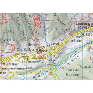  4 Conca di Aosta / Pila - Mont Emilius 1:25.000