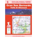  5 Gran San Bernardo, Valle di Ollomont 1:25.000