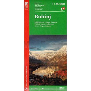See von Bohinj und Umgebung 1:25.000