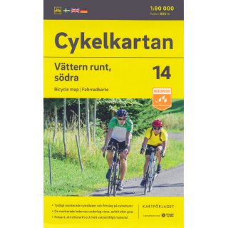 14 Vttern runt, sdra delen 1:90.000