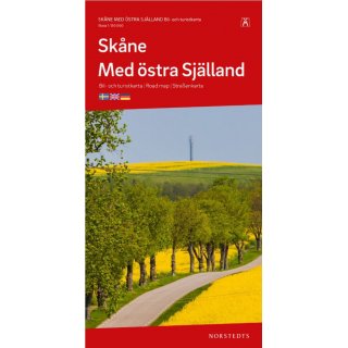 Skåne med östra Själland (Schonen mit Ostseeland) 1:150.000