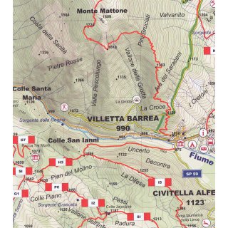11 Parco Nazionale dAbruzzo - Monti Marsicani - Mainarde 1:25.000