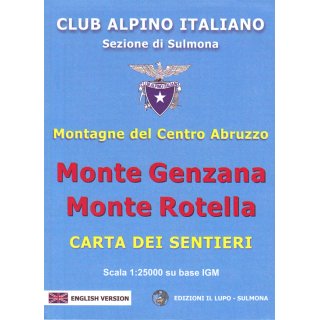 9 Monte Genzana/Monte Rotella 1:25.000