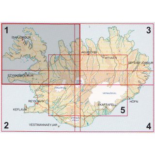 1 Nordwest-Island 1:250.000