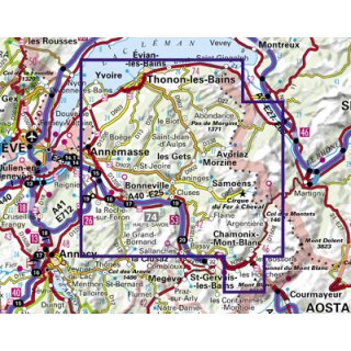 07 Entre Lman et Mont Blanc 1:75.000