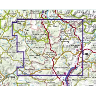 09 Diois/Dvoluy 1:75.000