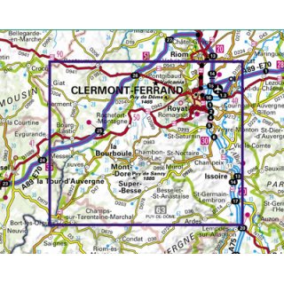 15 Chaine des Puys/Massif du Sancy 1:75.000
