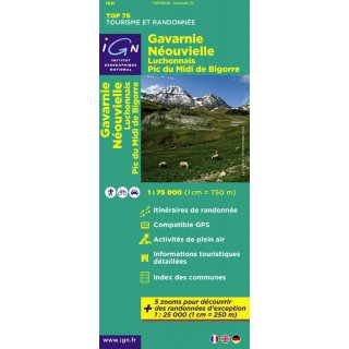 19 Gavarnie/Nouvielle 1:75.000