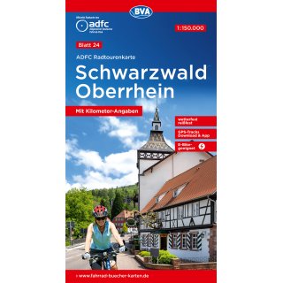 24 Schwarzwald / Oberrhein 1:150.000