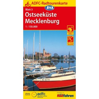 03 Ostseeküste / Mecklenburg 1:150.000