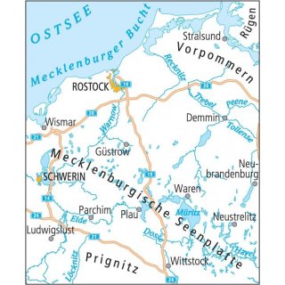 03 Ostseekste / Mecklenburg 1:150.000