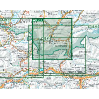 Garmisch-Partenkirchen-Wettersteingebirge-Werdenfelser Land 1:25.000