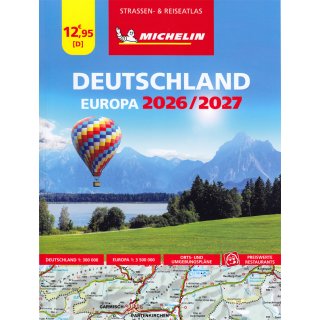 Deutschland Europa 2026/2027 1:300.000