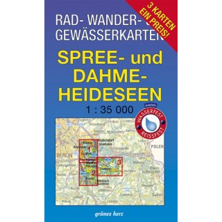 Spree- und Dahme-Heideseen Karten-Set 1:35.000