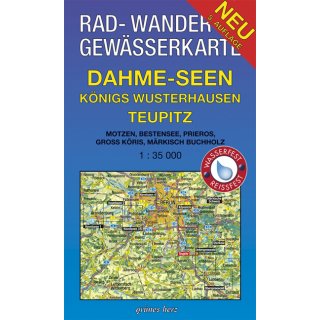 Dahme-Seen (K&ouml;nigs Wusterhausen/Teupitz) 1:35.000