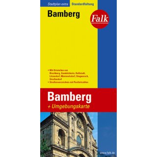 Bamberg + Umgebungskarte 1:15 000