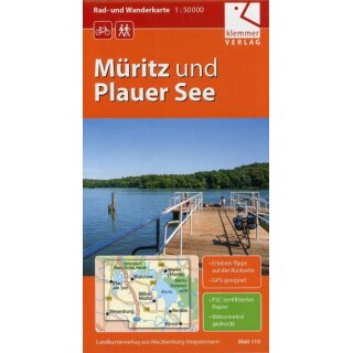 00 Müritz und Plauer See 1:50.000