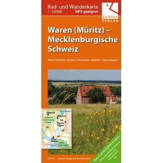 120  Waren (Müritz)-Mecklenburgische Schweiz 1:50.000