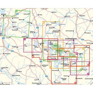 07 Neustrelitz - Feldberger Seenlandschaft 1:50.000