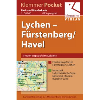 22 Lychen - Frstenberg/Havel 1:50.000