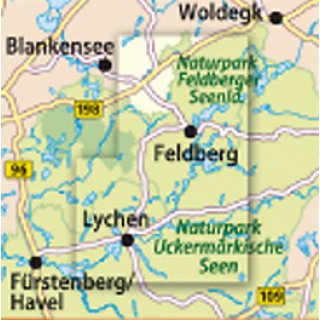 16 Feldberger-Lychener Seenlandschaft 1:50.000