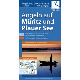 410  Angeln auf Mritz und Plauer See 1:50.000