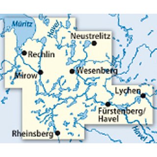 Mecklenburgische Kleinseenplatte 1:50.000
