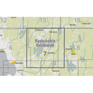 07 Småland (Südwest) 1:90.000