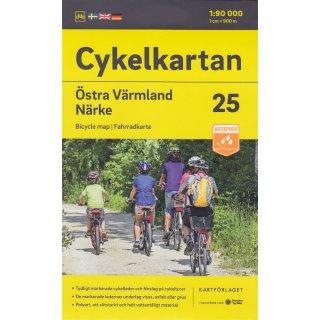 25 Värmland (Ost) / Närke 1:90.000