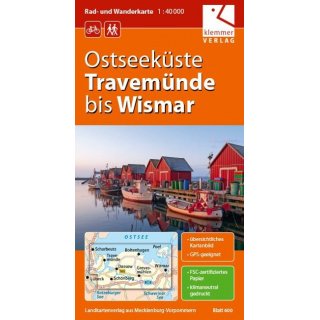 600 Ostseeküste Travemünde bis Wismar 1:40.000