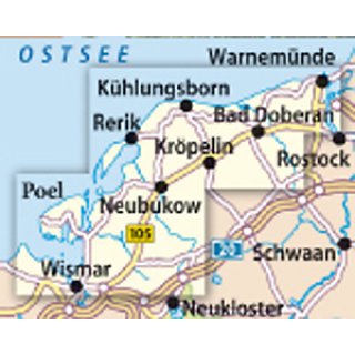 620 Ostseeküste Wismar bis Warnemünde 1:40.000