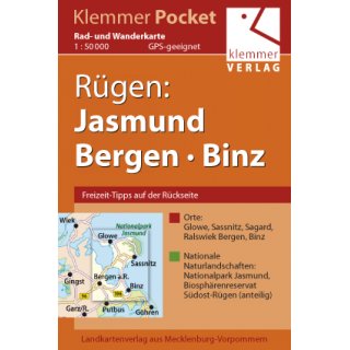 652 Rgen: Jasmund, Bergen, Binz 1:50.000