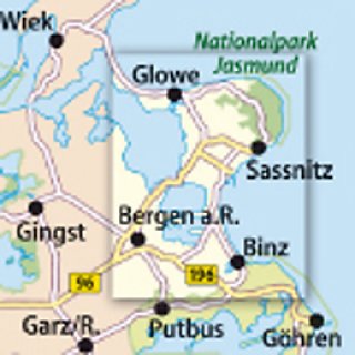 652 Rügen: Jasmund, Bergen, Binz 1:50.000