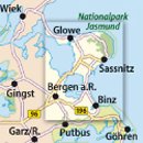 652 R&uuml;gen: Jasmund, Bergen, Binz 1:50.000