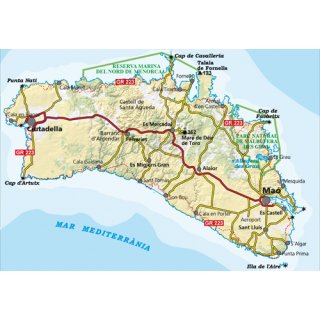 Menorca - Camí de Cavalls 1:50.000
