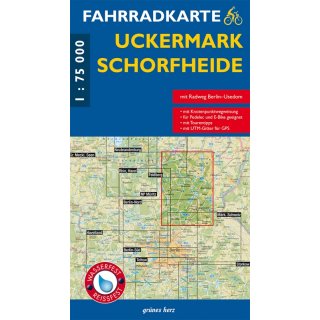 Uckermark/Schorfheide 1:75.000